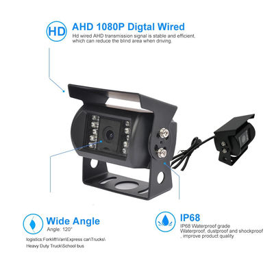 Thiết bị hỗ trợ lùi xe tải và xe buýt IP69K Camera giám sát phía sau chống nước