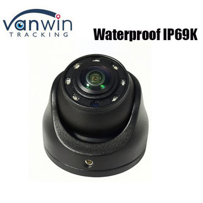 180 ° 1080P 2MP chống nước IP69K Camera mái vòm trong nhà / ngoài trời với tầm nhìn đêm IR cho xe buýt / xe tải