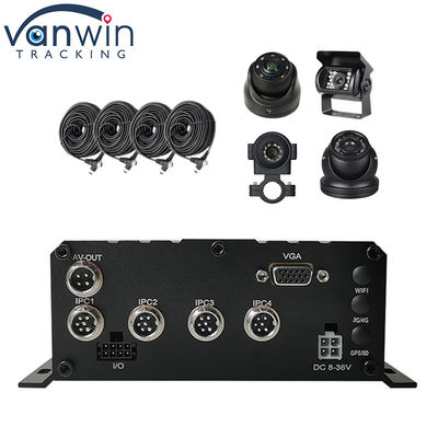 HD 1080P H.264 4 kênh DVR di động GPS WIFI Xe Bus Car Recorder