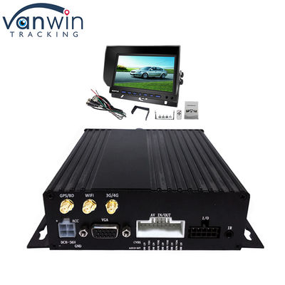 GPS 1080P HD 4CH DVR di động Thẻ SD Samrt WIFI Xe buýt Thiết bị ghi hình kỹ thuật số