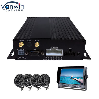 GPS 1080P HD 4CH DVR di động Thẻ SD Samrt WIFI Xe buýt Thiết bị ghi hình kỹ thuật số