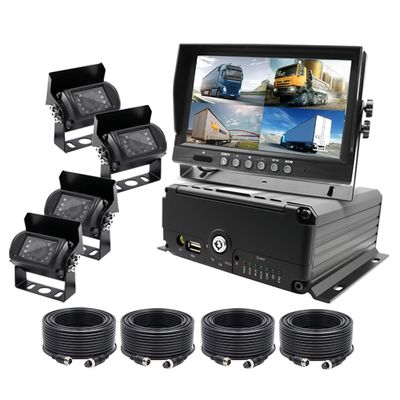 Máy ảnh hộp đen xe ô tô DVR xe ô tô SIM thẻ SD xe tải Máy ghi âm xe ô tô MDVR Máy ảnh trước và sau được sử dụng cho hộp xe buýt