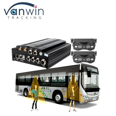 Bộ đếm hành khách 8CH 1080P MDVR cho xe buýt 2 cửa, Hệ thống đếm hành khách xe buýt chính xác cao