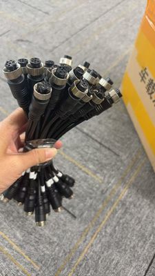 Bộ chuyển đổi hàng không Cáp kép 4 chân Nam đến 6 pin Đầu nối cho 2 máy ảnh