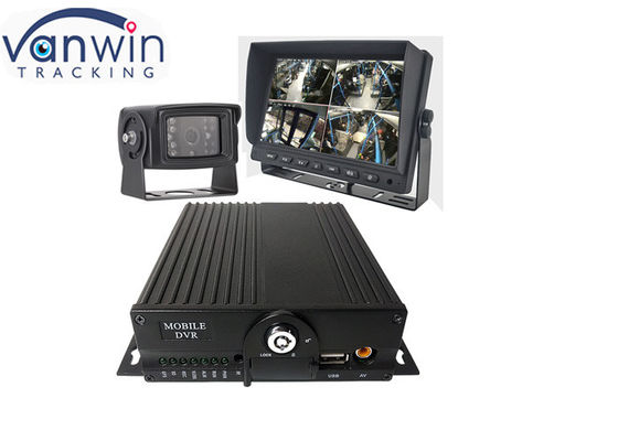 Thẻ lưu trữ ô tô AHD 1080P 4CH ổ cứng DVR di động màn hình video độ nét cao