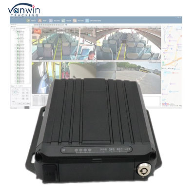 Theo dõi video trực tuyến 4G GPS DVR di động 1080p Thẻ SD 4 kênh Thẻ Sim GPS Chiếc xe Camera CCTV