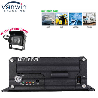 1080P H265 DUAL SD Card 8 Channel Mobile DVR với HDD Max 2TB cho xe taxi xe tải