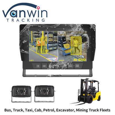 IP69K 7 / 10.1 Inch Waterproof AHD Quad TFT Car Monitor Dispaly cho xe phổ biến