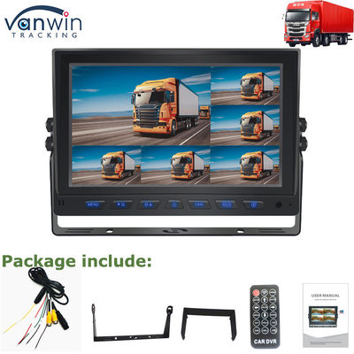 Màn hình LCD 7 inch thời gian thực GPS 4G AHD 4CH Màn hình hiển thị màn hình ô tô cho xe buýt