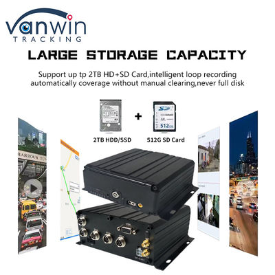 8 kênh 1080P AHD DVR di động xe CCTV MDVR 2TB HDD cho xe tải xe buýt