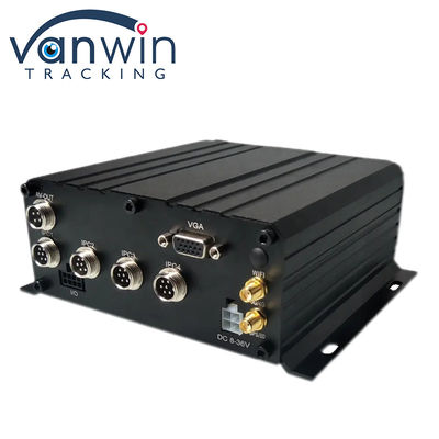 Full HD 1080P 8CH Mobile DVR SD Card 4G GPS H.265 CMSV6 Hệ thống bảo mật DVR xe buýt