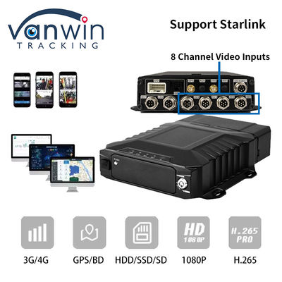 4G Starlink 1080P AHD 8 kênh Xe ô tô CCTV MDVR GPS 4G WIFI Hệ thống camera DVR di động