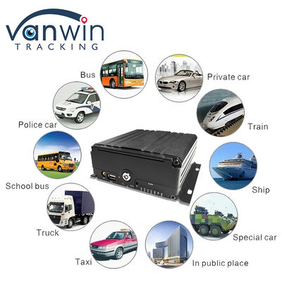 4G 6 kênh H. 265 HDD DVR di động cho xe ô tô
