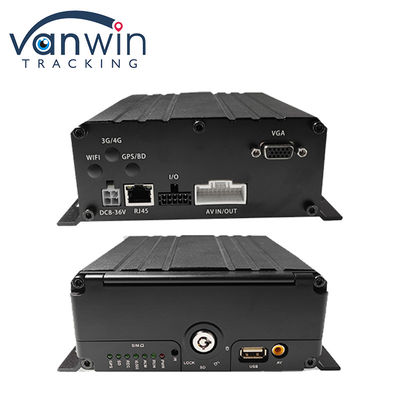 4G 6 kênh H. 265 HDD DVR di động cho xe ô tô
