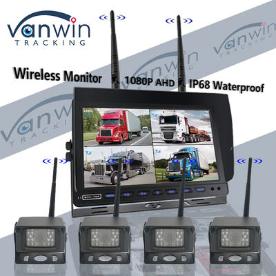Hệ thống camera không dây kỹ thuật số AHD 7 inch cho xe tải, camera lùi xe, bộ màn hình TFT không dây cho ô tô