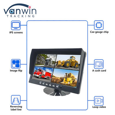 10.1 Inch IPS Security TFT Car Monitor HD 1080P Display For Truck Bus Xe máy