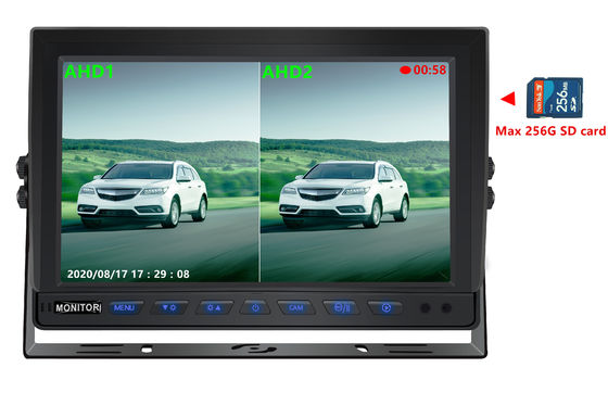 10.1 Inch AHD Quadripation Monitor Onboard Monitoring Display Screen Màn hình hiển thị