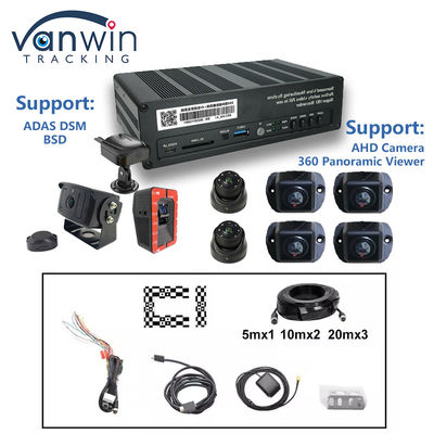 8 CH 4G 360 Panoramic Viewing MDVR With AI ADAS DSM BSD Panoramic View Hệ thống máy ảnh DVR xe hơi