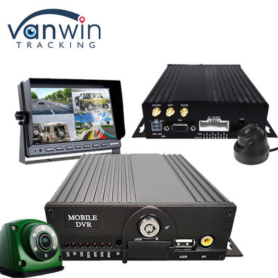 4CH Dual SD Card GPS MDVR Camera Với 4G WiFi DVR di động Hệ thống an ninh xe buýt trường học