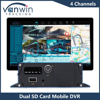 Máy ảnh xe ô tô 4CH HD Khách thẻ SD Động cơ DVR 4G GPS 1080P MDVR H.265 Video Recorder