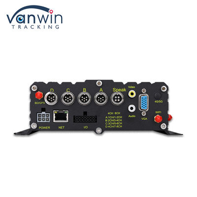 ADAS DMS BSD AI Xe đội Cam Xe với 8CH WiFi GPS 4G Live View DVR di động cho xe