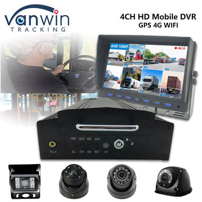 4 kênh HDD SSD DVR di động 1080P 4G WiFi GPS MDVR Camera xe ô tô Hệ thống CCTV
