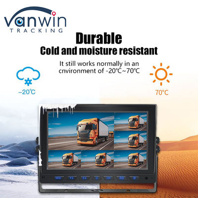 9 inch AHD 1080P MDVR Monitor 8 kênh Full HD Split Display Monitor Cho xe