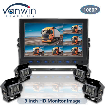 9 inch AHD 1080P MDVR Monitor 8 kênh Full HD Split Display Monitor Cho xe