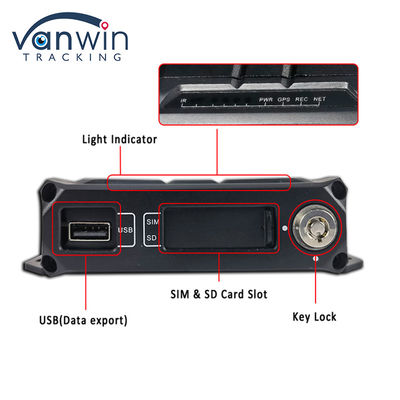 H.264 4CH HD 1080P DVR di động 4G GPS WIFI SD Card MINI MDVR Cho giám sát video xe hơi