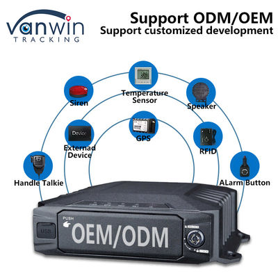 8CH 1080P AHD HDD DVR di động với 4G GPS MDVR Recorder Truck Security Monitor Hệ thống báo động