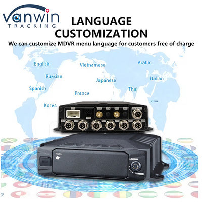 8CH 1080P AHD HDD DVR di động với 4G GPS MDVR Recorder Truck Security Monitor Hệ thống báo động