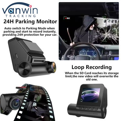 Full HD 4K Dash Cam Đầu ghi video ống kính kép Màn hình đỗ xe tầm nhìn ban đêm Dashcam