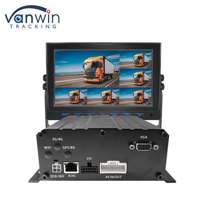 Hệ thống DVR di động H.265 8CH HDD 1080P Với bộ MDVR 4G GPS chức năng WIFI cho quản lý hạm đội