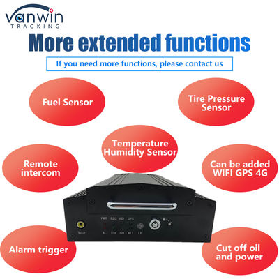 OEM 8CH HD 1080P HDD DVR di động với 4G GPS WIFI MDVR cho hệ thống quản lý hạm đội