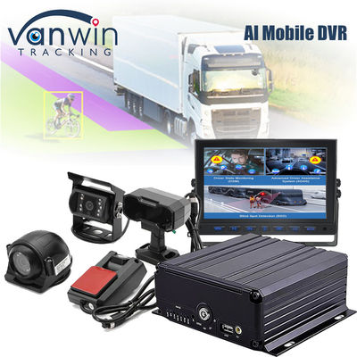 4CH 1080P AI chức năng DVR di động ADAS DMS Kit DVR 4G GPS SD HDD MDVR Hệ thống xe