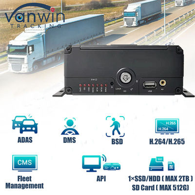 4CH 1080P AI chức năng DVR di động ADAS DMS Kit DVR 4G GPS SD HDD MDVR Hệ thống xe