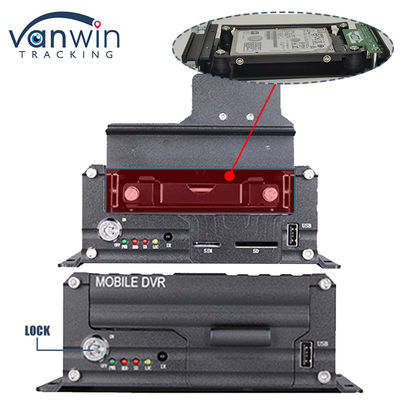H.265 4CH 1080P HDD DVR di động Xe CCTV Video Recorder Kit Hệ thống máy ảnh MDVR