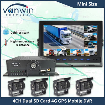 H.265 4CH Full HD DVR di động trực tiếp Blackbox Recorder 4G Wifi GPS CCTV xe