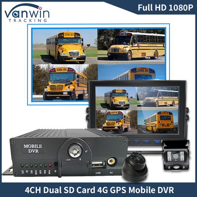 H.265 4CH Full HD DVR di động trực tiếp Blackbox Recorder 4G Wifi GPS CCTV xe