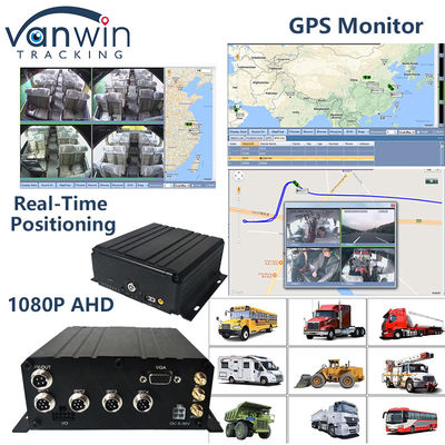 H.265 4CH Full HD DVR di động trực tiếp Blackbox Recorder 4G Wifi GPS CCTV xe