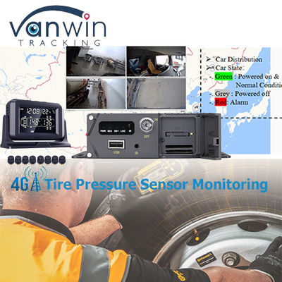4CH 8CH SD Mdvr Kiểm tra áp suất lốp xe và nhiên liệu