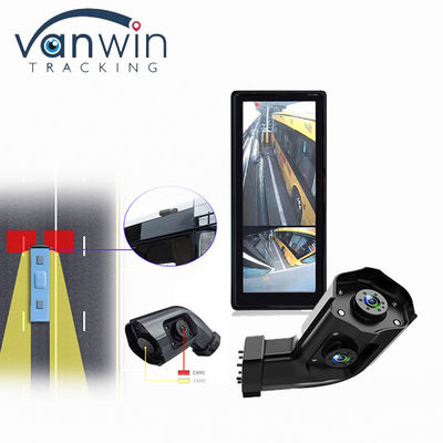 Không thấm nước HD 12,3 Inch Truck Bus E-Mirror Side View Blind Spot Hệ thống camera ống kính kép