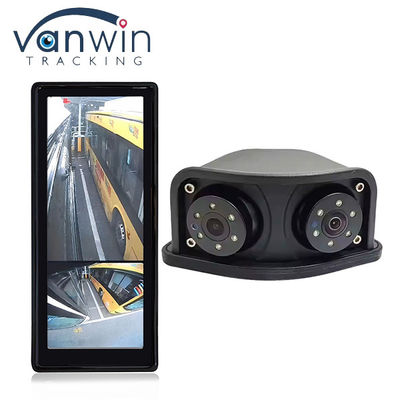 HD IR Night Vision Waterproof 1080P Dual Lens Side View Blind Area Rearview Mirror Rear View Backup Camera cho xe buýt
