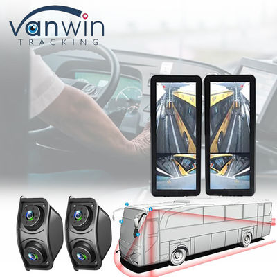 HD IR Night Vision Waterproof 1080P Dual Lens Side View Blind Area Rearview Mirror Rear View Backup Camera cho xe buýt