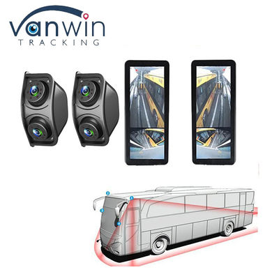 HD IR Night Vision Waterproof 1080P Dual Lens Side View Blind Area Rearview Mirror Rear View Backup Camera cho xe buýt