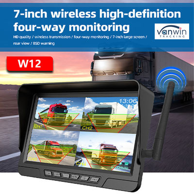 7 Inch Wireless Car Monitor Solar Camera Kit Với IP68 CCTV An ninh Camera không dây