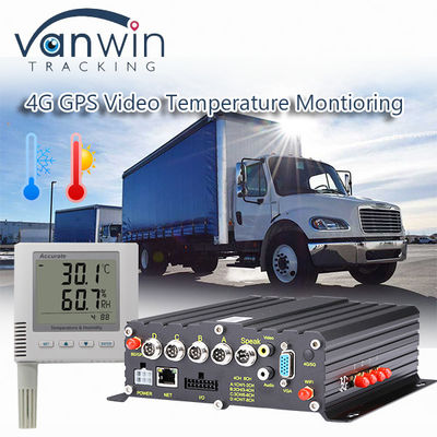 Hệ thống giám sát nhiệt độ xe tải tủ đông 4G GPS GPS MDVR tất cả trong một giải pháp