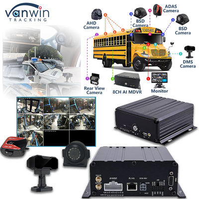 8CH AI DVR di động với ADAS DMS BSD MDVR Advanced Vehicle Security Solution