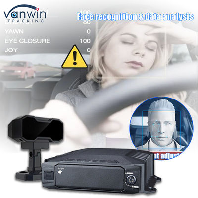8CH 1080P HDD AI Hệ thống bảo mật DVR di động với 4G GPS WIFI ADAS DSM BSD