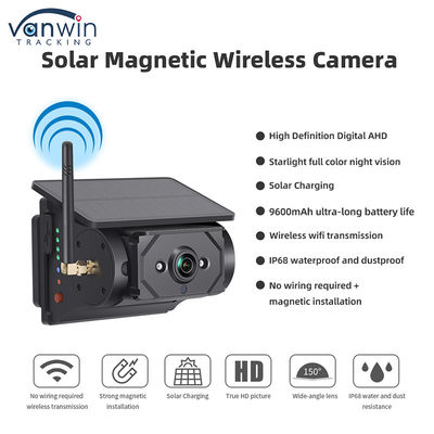 10.1 Inch Car Monitor Năng lượng mặt trời giám sát không dây hệ thống CCTV Camera an ninh